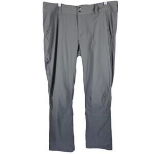 Columbia Omni Shield Saturday Trail Stretch Gray Athletic Hiking Womens Pants 16
